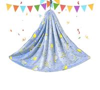 Kid Swing Chair,Glow-in-the-Dark Hammock Swing | Flannel Bed Blanket With Long-Lasting Warmth for Backyard Travel Home Children's Room Indoor Outdoor