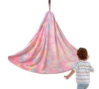 Kid Swing Chair - Glow-in-the-Dark Hammock Swing,Flannel Bed Blanket With Long-Lasting Warmth for Backyard Travel Home Children's Room Indoor Outdoor