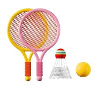 Kid Tennis Rackets Sets With Shuttlecocks Tennis Racquet Toy Kits For Toddler Children Outdoor Indoor Sports Activities Kids Badminton Rackets Set Kid Tennis Rackets Tennis Racquet Set