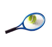 Kid Tennis Set With 1x Tennis & 1x Racket Adornment Educational Early Development Model Baby House Decorations Baby Tennis Model Set