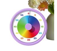 Kid Timer Visual Countdown - Silent Time Management Tool | Rainbow Disk Countdown Timer - for Home Classrooms Kitchens Bedrooms Libraries Desk Gyms Studying Exercising Cooking Playing