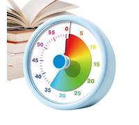 Kid Timer Visual Countdown - Silent Time Management Tool,Rainbow Disk Small Visual Timer - for Home School Classrooms Bedrooms Libraries Desk Gyms Working Exercising Studying Cooking Playing Meetings