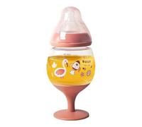 Kid Water Bottle - Breastfeeding Drop Resistant Cup, Feeding Bottle | Durable Leak Proof Construction Featuring Comfortable Grip, Perfect For Beginner Learner Breastmilk Feeding, Home Training, Weanin