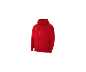 Kid Y Nk Flc Park20 Fz Hoodie Sweatshirt, Red White, 8-9 Years UK