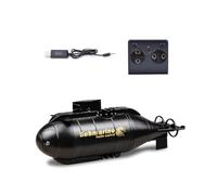 Kidaromo 6CH Mini RC Submarine, Remote Control Nuclear-Style Boat with Full 6-Way Function, Dual Motors & Waterproof Design, RC Electric Speedboat for Pool, Bathtub & Aquarium, for Teens