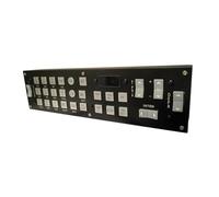 Kidaromo A-10C War-thog UF-CP Control Panel, Backlit Flight Sim Module for D-CS Home Cockpits, Realistic Flight Sim Cockpit Accessory with Backlit Keys, Compatible with Free-joy & Easy-joy Systems