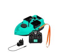 Kidaromo V18 RC Bait Boat, High-Speed GPS Bait Boat with 3 Bait Compartments, Night Lights, 500M Range & Auto Cruise, Remote Control Fishing Boats, Outdoor RC Boats, Gift for Adults, UK Plug
