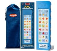 KidBloom AAC Communication Device, Autism Sensory Equipment with 6 Programmable Buttons & Adjustable Volume, Speech Therapy Sensory Toys for Autism