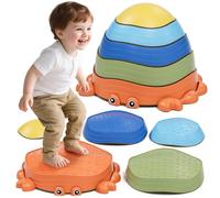 KidBloom Crab Stepping Stones Kids, Sensory Toys for Autism, Outdoor Toys for Toddlers Age 3-5 with Storage Bag, Obstacle Course Kids