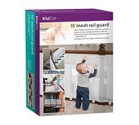 KidCo S305 15-Inch Stretchy See-Through Mesh Protective Railing Guard, White