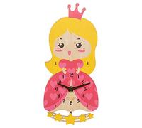 Kidcraft Child's Wooden Princess Pendulum Wall Clock