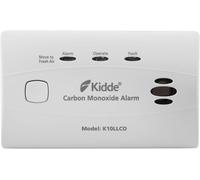 Kidde 10LLCO Ten Year Life Carbon Monoxide Alarm Boxed Pack of X1 X2 X3