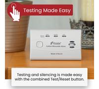Kidde 10LLCO Ten Year Life Carbon Monoxide Alarm with Sealed Longlife Battery