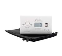 Kidde 7DCO 10 Year Life Digital Display Carbon Monoxide Alarm for Home, Holiday, Travel, Caravan, Camping, Boats, with Travel Pouch