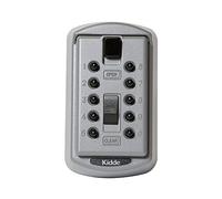 Kidde AccessPoint 001170 KeySafe Original Slimline Push Button Combination Permanent Key Lock Box, 2-Key, Titanium Gray