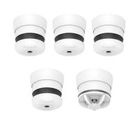 Kidde Battery Powered 40mm K2007 4x Optical Smoke & K3003 1x Heat Alarm with 10 Year Sealed Lithium Battery