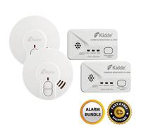Kidde Carbon Monoxide Alarm 2030-DCR Detector & 29HD Optical Smoke Alarm 4PK