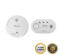 Kidde Carbon Monoxide Alarm K5CO 5CO Detector & 2030-DSR Optical Smoke Alarm Set