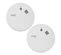 Kidde Firex Kf20 Twin Pack -Mains Powered Smoke Alarm With Alkaline Back-Up Battery
