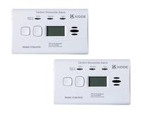Kidde K10LLDCO Battery Powered Carbon Monoxide Alarm 10 Year Sealed-In Battery with Digital Display (Twin Pack)