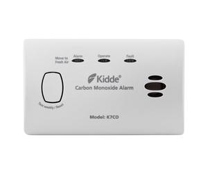 Kidde K7CO Battery Powered Carbon Monoxide Alarm Alkaline Batteries, 10 Year Sensor Life (Box)