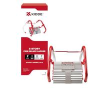 Kidde KS468094 25ft 3-Storey Escape Ladder, Red/White