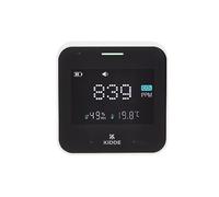Kidde Mains-Powered Carbon Dioxide (CO2) Air Quality Monitor with "Traffic Light" LED Warnings & Voice Alerts - Kidde KCO2M10