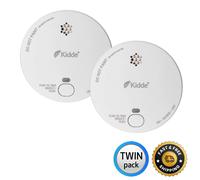 Kidde Optical Smoke Alarm Detector 2030-DSR, 9v Battery Included, Twin Pack of 2