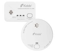 Kidde Smoke Alarm and CO Detector Bundle for Home | 2030-DCR Battery Carbon Monoxide Detector and 2030-DSR Battery Optical Smoke Alarm | 10 Year Life CO Alarm and Smoke Detector
