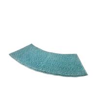 KiddiBubzi 40x100cm Solid Color Thick Shower Room Absorbent Floor Mats Soft Fur Foot Mat Bathroom Non-slip(Blue)