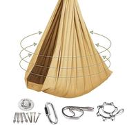 Kiddie Corner Swing Cloud, Safe and fun, suitable for indoor and outdoor use as well as camping trips, and comes with a full set of accessories. (yellow)
