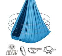 Kiddie Corner Swing Cloud, Safe and fun, suitable for indoor and outdoor use as well as camping trips, and comes with a full set of accessories. (Sky Blue)