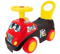 Kiddieland Disney Lights 'N' Sounds Ride-On: Mickey Mouse Kids Interactive Push Toy Car, Foot to Floor, Toddlers, Ages 12-36 Months, Large