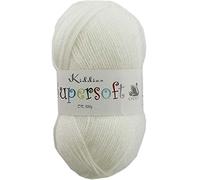 Kiddies Supersoft DK White Yarn - 100g