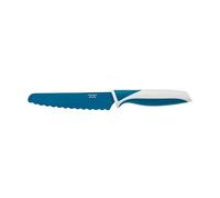 KiddiKutter Training Knife (Blue) - Lightweight Easy Grip Stainless Steel - Children's Safe Knife - BPA Free - Dishwasher Safe - 3yr+