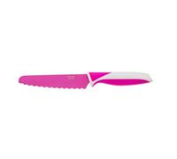 KiddiKutter Training Knife (Pink) - Lightweight Easy Grip Stainless Steel - Children's Safe Knife - BPA Free - Dishwasher Safe - 3yr+