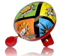 Kiddimoto Comic Bike Bell For Kids Girls Boy Kids Bike Bell Fit On Every Mountain Bike Handlebars Bicycle Bell Matched With Mountain Bike Accessories Cycle Scooter Bicycle Kids Mountain Bikes