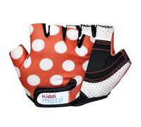 Kiddimoto Dotty Anti Slip Kids Bike Gloves For Kids Boys & Girls Best Toddler Bike Gloves Ages 2-8 Fingerless Cycling Gloves For Youth Sports Like Mtb, Bmx Dirt Biking, Mountain Bike Riding, Skates