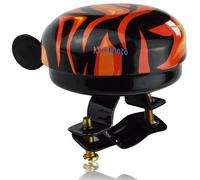 Kiddimoto Flame Bike Bell For Kids Girls Boy Kids Bike Bell Fit On Every Mountain Bike Handlebars Bicycle Bell Matched With Mountain Bike Accessories Cycle Scooter Bicycle Kids Mountain Bikes