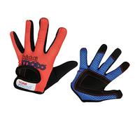 Kiddimoto Red Anti Slip Kids Bike Gloves For Kids Boys & Girls Best Toddler Bike Gloves Ages 2-10 Full Finger Cycling Gloves For Youth Sports Like Mtb, Bmx Dirt Biking, Mountain Bike Riding, Skates