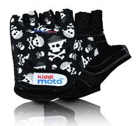 Kiddimoto Kids Cycling Gloves | Anti-Slip Kids Bike Gloves for Boys and Girls| Fingerless Mountain Bike Gloves for BMX, MTB Riding, Gymnastics, Scooters, Skateboard, Balance Bike, Rollerblade.