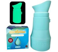 KIDDIWHIZZ Whizzer - Discreet & Compact Glow in the Dark Travel Toilet Seen on Dragons Den | Portable & Leak Proof Silicone Pee Bottle - Festival Essentials Camping Toilet | 500ml Capacity