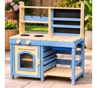 Kiddo Acorn Wooden Mud Kitchen Outdoor Cooking Playset for Kids | Size: 1 Pack Kiddo Multicolor 1 Pack