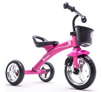 B&Q Ride-on Tricycle Kiddo Trike – Smart Design, Ages 2–5 – Pink