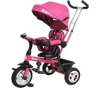 Kiddo Trike 4-in-1 Improved Smart Design with Added Features - Pink