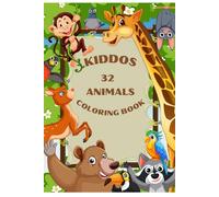 KIDDOS 32 ANIMALS COLORING BOOK