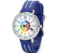 Kiddus Educational Watch for Kids, Analog Wristwatch for Boys and Girls from 5 Years Old, 3ATM and 5ATM, First Children's Timepiece with Hours and Minutes, Learning Gift for Kids
