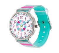 Kiddus - Kids Watch to Learn The Time. Girl Watch. Analogue First Watch for Kids from Age 5. Time Teacher Exercises Included.