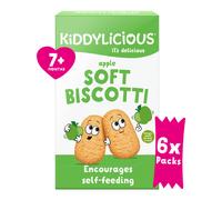 Kiddylicious Apple Soft Biscotti 7+ Months 6 x 20g