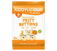 Kiddylicious Banana & Pumpkin Melty Buttons 9+ Months 5 x 6g
